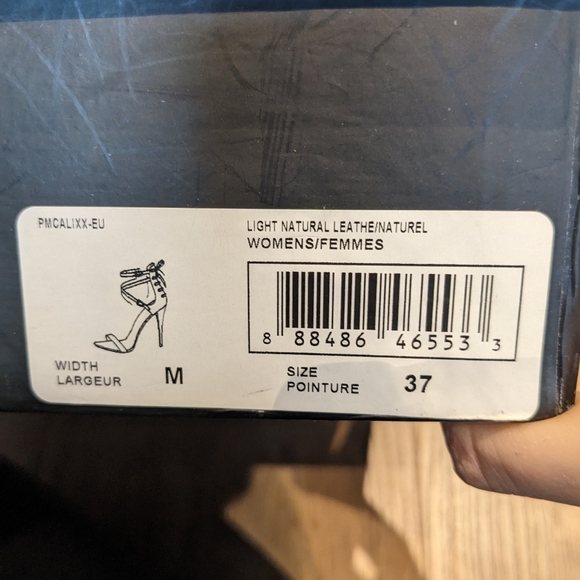 Marciano Light Gold/Nude Size 7 Sandals 4" heel - Picture 10 of 10